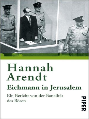 cover image of Eichmann in Jerusalem